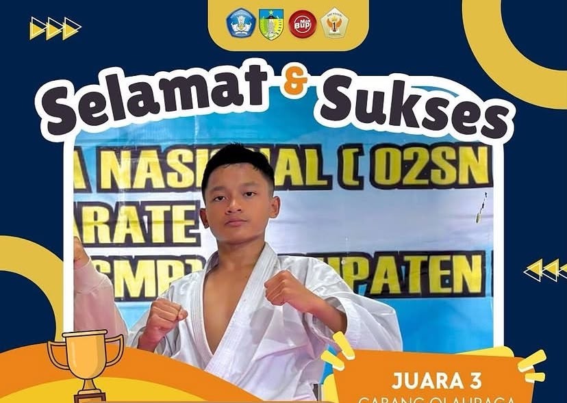 JUARA 3 CABANG OLAHRAGA KARATE [O2SN KAB. KEDIRI 2025]