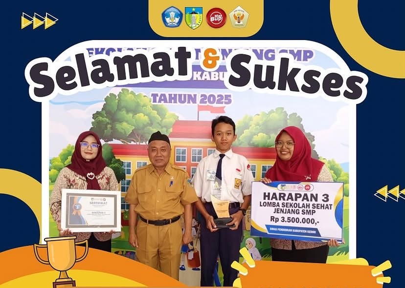 JUARA HARAPAN 3 [LOMBA SEKOLAH SEHAT JENJANG SMP DINAS PENDIDIKAN KAB. KEDIRI 2025]