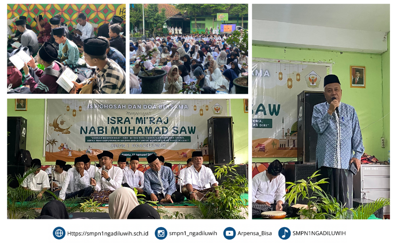 Istighosah dan Doa Bersama Memperingati Isra' Mi'raj Nabi Muhammad SAW