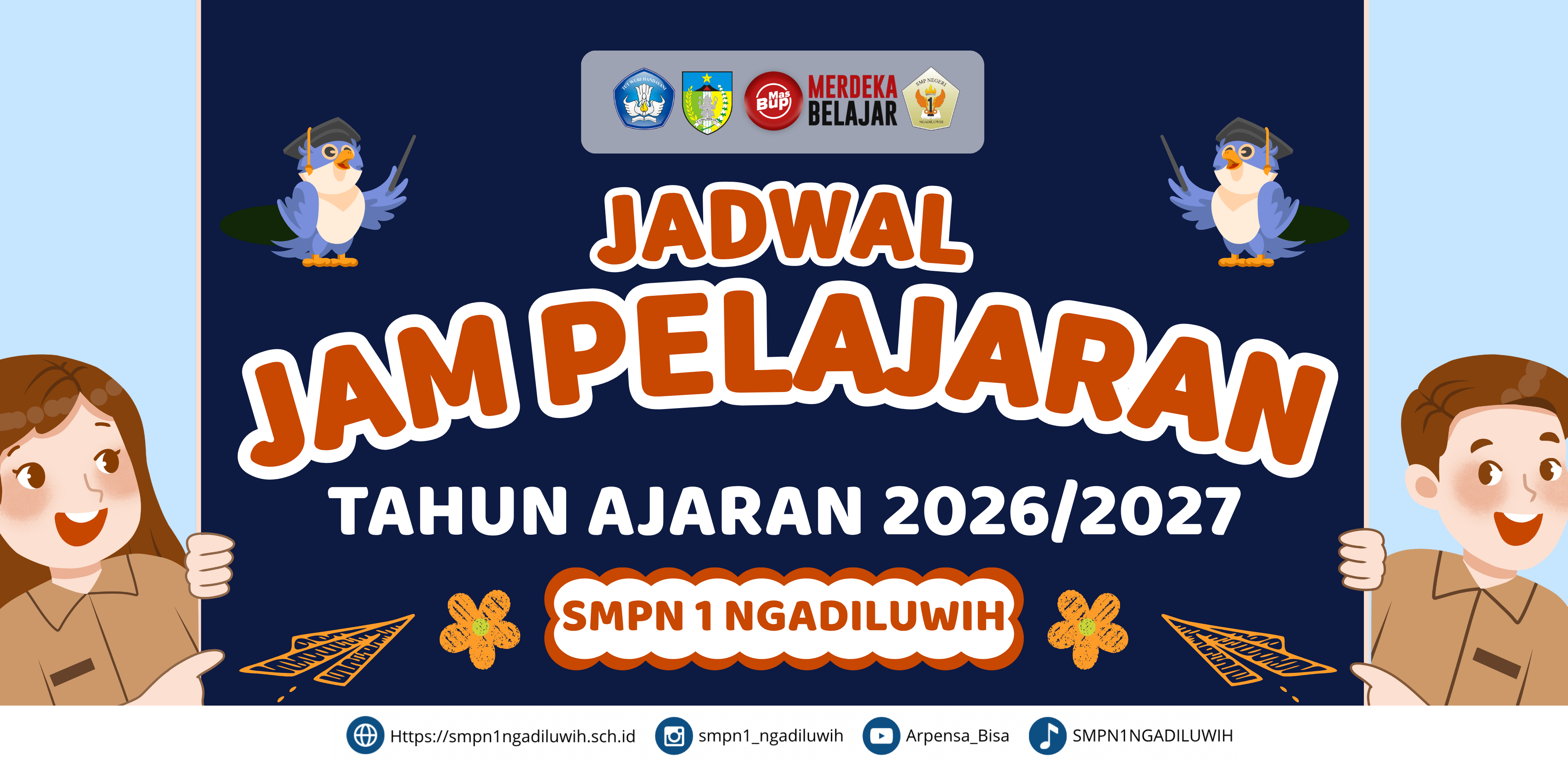 JADWAL JAM PELAJARAN