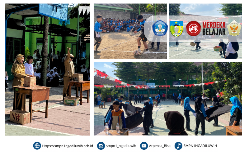 Semarak Lomba Agustusan di SMPN 1 Ngadiluwih, Meriahkan HUT Kemerdekaan RI ke-81