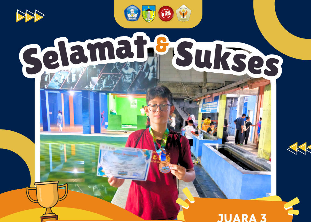 Siswa SMPN 1 Ngadiluwih Raih Juara 3 25M Gaya Punggung di Madiun Open Challenge 2026