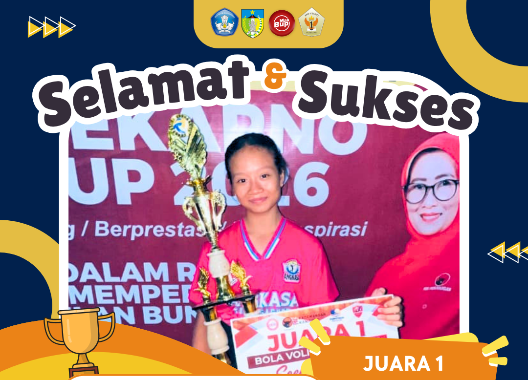 SISWI SMPN 1 NGADILUWIH RAIH JUARA 1 BOLA VOLI PUTRI SOEKARNO CUP 2026