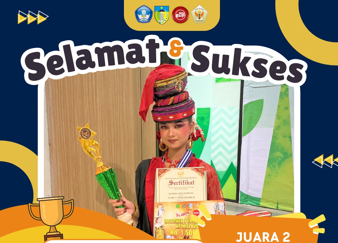 🏆 AZZAHRA AURA SYAHRANI RAIH JUARA 2 TARI TUNGGAL KATEGORI D TINGKAT JAWA TIMUR 2026