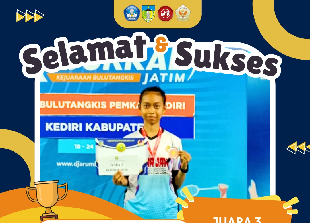 KHARISMA MEYLIA PUTRI K. W. RAIH JUARA 3 KEJURKAB PBSI KABUPATEN KEDIRI 2026